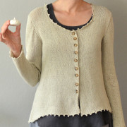 Meringue Cardigan, front view